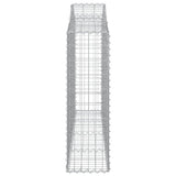 Arched Gabion Baskets 18 pcs 200x30x100/120 cm Galvanised Iron