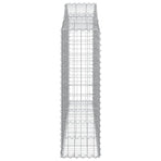 Arched Gabion Baskets 18 pcs 200x30x100/120 cm Galvanised Iron