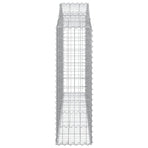 Arched Gabion Baskets 25 pcs 200x30x100/120 cm Galvanised Iron