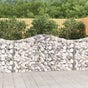 Arched Gabion Baskets 25 pcs 200x30x100/120 cm Galvanised Iron