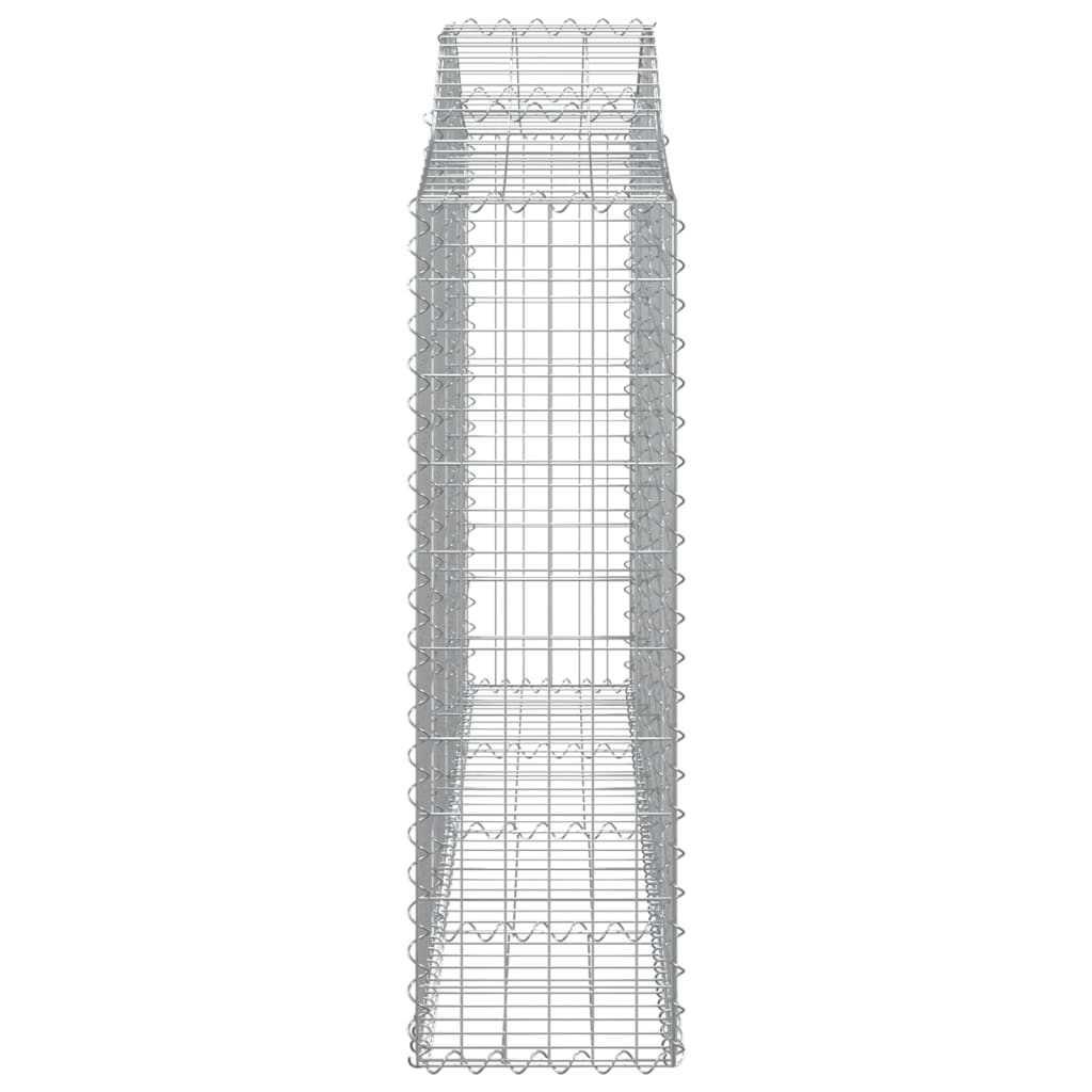 Arched Gabion Baskets 30 pcs 200x30x100/120 cm Galvanised Iron