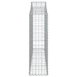 Arched Gabion Baskets 30 pcs 200x30x100/120 cm Galvanised Iron - 45-Degree Angle