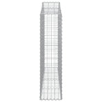 Arched Gabion Baskets 13 pcs 200x30x120/140 cm Galvanised Iron