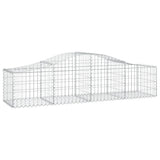 Arched Gabion Baskets 7 pcs 200x50x40/60 cm Galvanised Iron