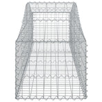Arched Gabion Baskets 11 pcs 200x50x40/60 cm Galvanised Iron