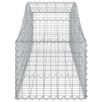 Arched Gabion Baskets 12 pcs 200x50x40/60 cm Galvanised Iron
