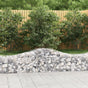 Arched Gabion Baskets 12 pcs 200x50x40/60 cm Galvanised Iron