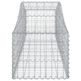 Arched Gabion Baskets 40 pcs 200x50x40/60 cm Galvanised Iron