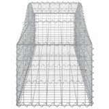 Arched Gabion Baskets 50 pcs 200x50x40/60 cm Galvanised Iron