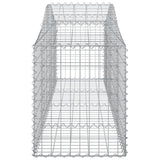 Arched Gabion Baskets 13 pcs 200x50x60/80 cm Galvanised Iron
