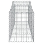 Arched Gabion Baskets 20 pcs 200x50x60/80 cm Galvanised Iron