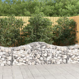 Arched Gabion Baskets 20 pcs 200x50x60/80 cm Galvanised Iron