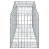 Arched Gabion Baskets 30 pcs 200x50x60/80 cm Galvanised Iron