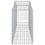 Arched Gabion Baskets 30 pcs 200x50x80/100 cm Galvanised Iron