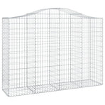 Arched Gabion Baskets 20 pcs 200x50x140/160 cm Galvanised Iron