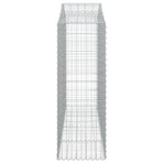 Arched Gabion Baskets 20 pcs 200x50x140/160 cm Galvanised Iron