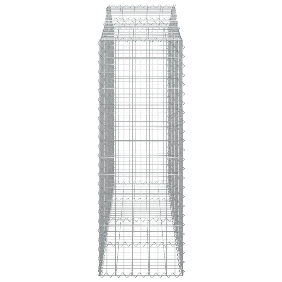Arched Gabion Baskets 20 pcs 200x50x140/160 cm Galvanised Iron