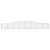 Arched Gabion Baskets 20 pcs 400x50x40/60 cm Galvanised Iron
