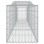 Arched Gabion Baskets 2 pcs 400x50x60/80 cm Galvanised Iron