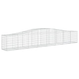 Arched Gabion Baskets 3 pcs 400x50x60/80 cm Galvanised Iron