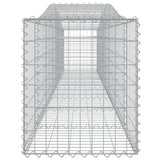 Arched Gabion Baskets 9 pcs 400x50x60/80 cm Galvanised Iron