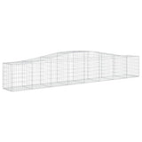 Arched Gabion Baskets 20 pcs 400x50x60/80 cm Galvanised Iron
