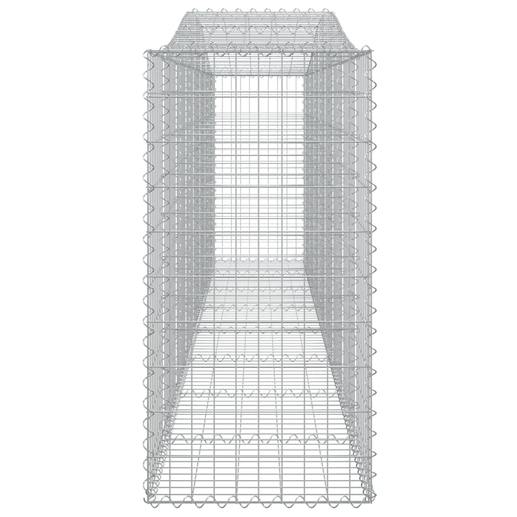 Arched Gabion Baskets 3 pcs  400x50x100/120 cm Galvanised Iron
