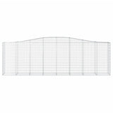 Arched Gabion Baskets 5 pcs 400x50x120/140 cm Galvanised Iron