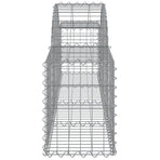 Arched Gabion Baskets 20 pcs 200x30x40/60 cm Galvanised Iron
