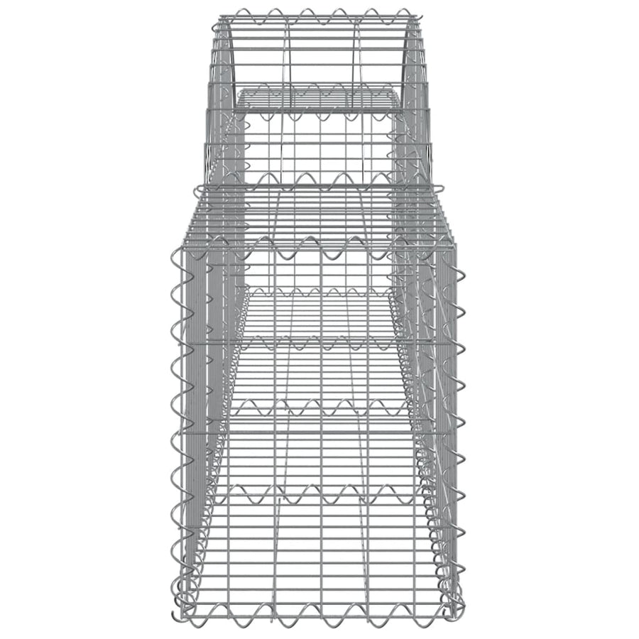 Arched Gabion Baskets 20 pcs 200x30x40/60 cm Galvanised Iron