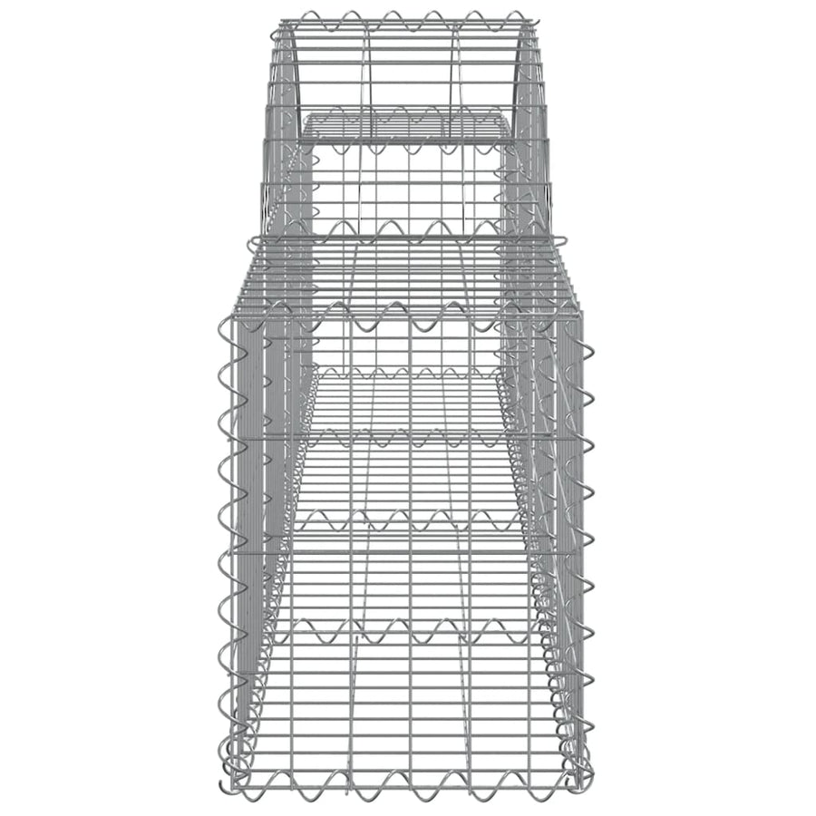 Arched Gabion Baskets 50 pcs 200x30x40/60 cm Galvanised Iron