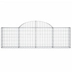 Arched Gabion Baskets 13 pcs 200x30x60/80 cm Galvanised Iron