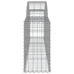 Arched Gabion Baskets 20 pcs 200x30x60/80 cm Galvanised Iron