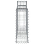 Arched Gabion Baskets 30 pcs 200x30x80/100 cm Galvanised Iron