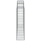Arched Gabion Baskets 25 pcs 200x30x120/140 cm Galvanised Iron
