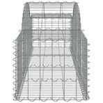Arched Gabion Baskets 6 pcs 200x50x40/60 cm Galvanised Iron