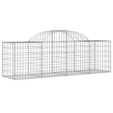 Arched Gabion Baskets 30 pcs 200x50x60/80 cm Galvanised Iron