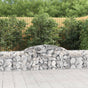 Arched Gabion Baskets 17 pcs 300x30x60/80 cm Galvanised Iron