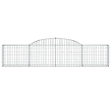 Arched Gabion Baskets 20 pcs 300x30x60/80 cm Galvanised Iron