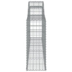 Arched Gabion Baskets 9 pcs 300x30x80/100 cm Galvanised Iron