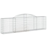 Arched Gabion Baskets 20 pcs 300x30x80/100 cm Galvanised Iron