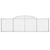 Arched Gabion Baskets 20 pcs 300x30x80/100 cm Galvanised Iron