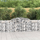 Arched Gabion Baskets 20 pcs 300x30x80/100 cm Galvanised Iron