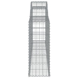 Arched Gabion Baskets 25 pcs 300x30x80/100 cm Galvanised Iron