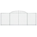 Arched Gabion Baskets 10 pcs 300x30x100/120 cm Galvanised Iron