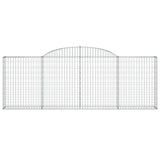 Arched Gabion Baskets 20 pcs 300x30x100/120 cm Galvanised Iron