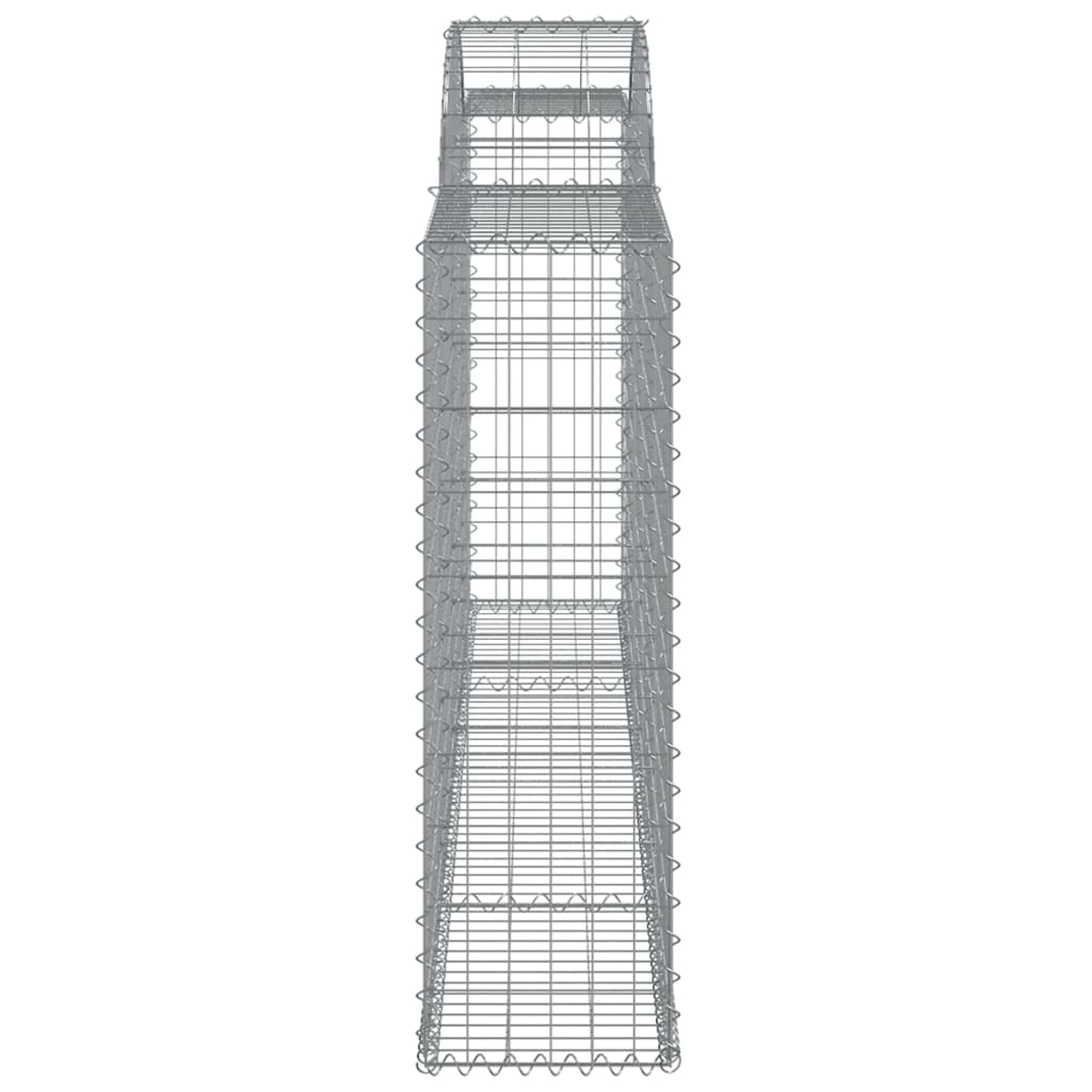Arched Gabion Baskets 25 pcs 300x30x100/120 cm Galvanised Iron