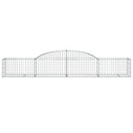 Arched Gabion Baskets 30 pcs 300x50x40/60 cm Galvanised Iron