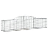 Arched Gabion Baskets 20 pcs 300x50x60/80 cm Galvanised Iron