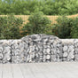 Arched Gabion Baskets 11 pcs 300x50x80/100 cm Galvanised Iron